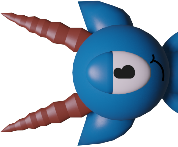 This is Clyde, my mascot!