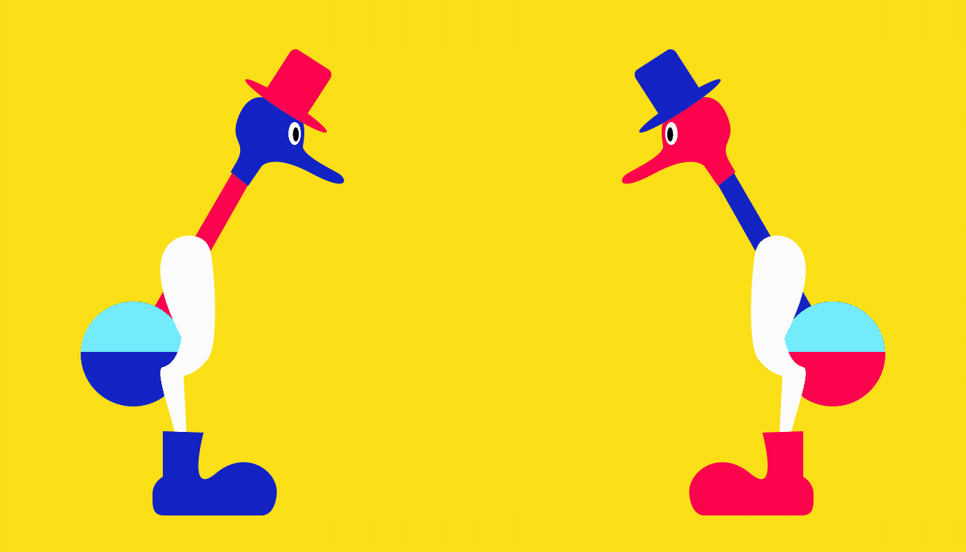 Art Piece: Two Drinking Birds