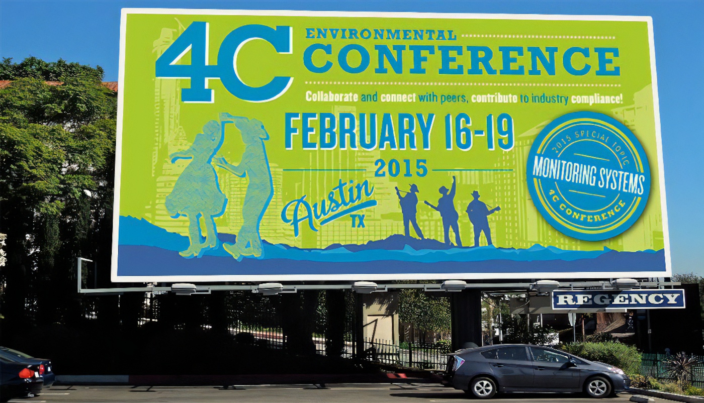 A large, eyecatching billboard that showcases details of the 201.