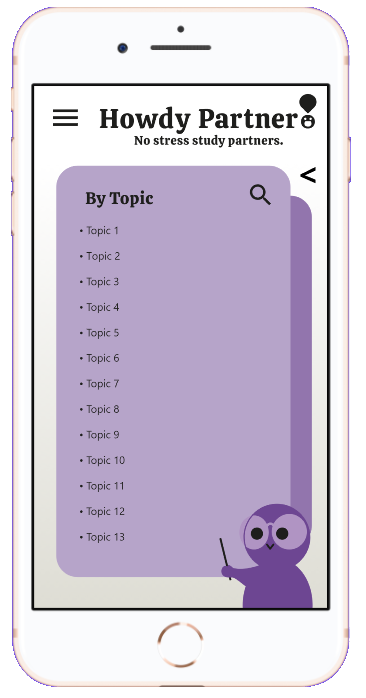 Third image of the high fidelity designs.