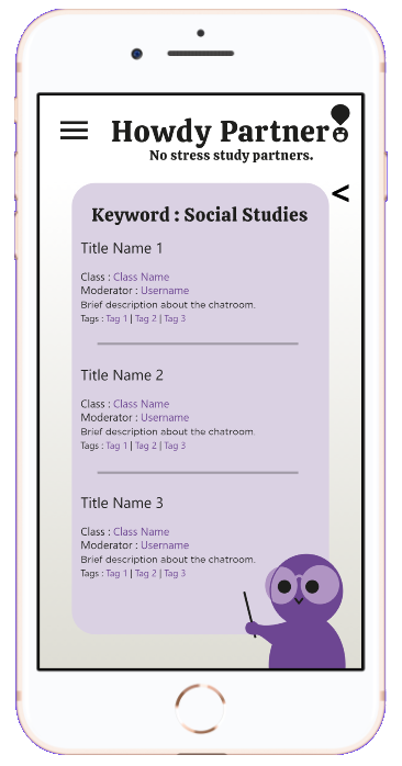 Fifth image of the high fidelity designs.