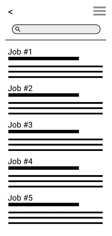 Fourth image of the low fidelity designs.