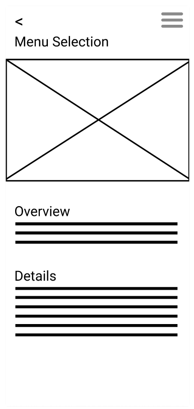 Fifth image of the low fidelity designs.